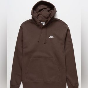 Classic Nike brown pullover hoodie